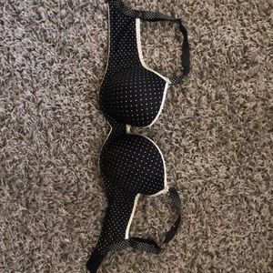 Freya Deco Plunge Black Polka Dot 32H